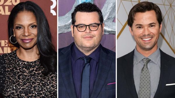 Audra McDonald (Jamie McCarthy/Getty Images); Josh Gad (Jeff Spicer/Getty Images); Andrew Rannells (Paul Archuleta/WireImage)