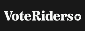 VoteRiders Primary Logo (Off White) 